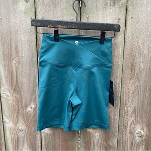 NWT 90 degree reflex Deep‎ Teal Crossover Biker Shorts Small